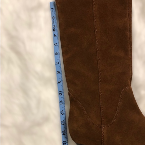 Steven by Steve Madden Hidden Heel Tan Brown Tall Knee High Boots - Picture 11 of 13